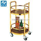 Two Tiers Liquor Trolley For Restaurant thumbnail-1