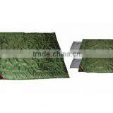 2016 OEM 3 Season Foldable Cotton Envelope Double Sleeping Bag
