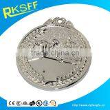 Zinc Alloy Silver Billiard Ball Medal Sports Medal With Ribbon thumbnail-2