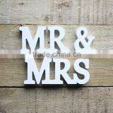 2015 MDF White Wooden Letter,MR&MRS Wooden Letters Wedding Decoration, thumbnail-1