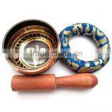 High Quality Colored Buddha Eye Meditation Healing Tibetan Singing Bowl thumbnail-2