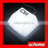 UCHOME Reative Night Light Keyboard Nightlight Lamps Touch Sensor Light Novelty For Baby Bedroom Kid's Gift Lighting thumbnail-3