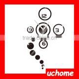 UCHOME Creative Living Room Wall Clock DIY Wall Clock Fashion Decoration Acrylic 3D Clock thumbnail-5