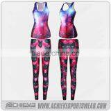 Wholesale Woman Fitness Sports Bra High Waist Yoga Pants thumbnail-1