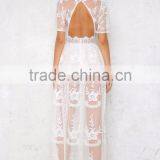 Guangzhou Clothing Factory Women Maxi Dress Latest Design Lace Dress thumbnail-5