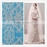 Customized professional african bridal lace dress making fabric