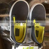 Grey Color Little Kids Casual Shoes Export Surplus Boys Canvas Slip-on Shoe Excess Stock thumbnail-4