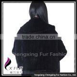 CX-B-M-28C 2016 Fashional Lady Knitted Winter Mink Fur Poncho and Shawl thumbnail-5