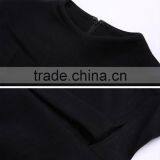 Guangzhou Wholesale Good Design Best Sale Latest Fashion Black Sleeveless Elegant Women Smart Casual Dress 2017 thumbnail-5