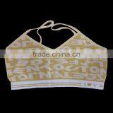 Ladies Seamless Yellow Short Camisole Tops thumbnail-1