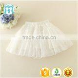 Wholesaler In Stock Item Lace Pattern Mini Dress Black White Cotton Midi Tutu Skirt thumbnail-2