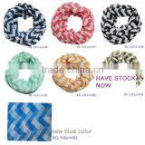 Red Chevron Cotton Scarf Women Winter Scarf thumbnail-2