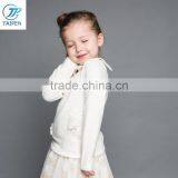 Kid Girls Wear Knnitted Lapel T Shirt With Flower Decoration Girls Long Sleeve t Shirt thumbnail-3