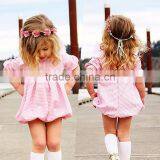 2017 Hot Sale Fashion Plaid Baby Clothes China Custom Baby Romper/baby Toddler Clothing thumbnail-1