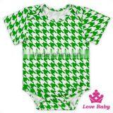 Summer Boutique Unisex Kids Short Sleeve Cartoon Pattern Printed Infant Cotton Harem Baby Jumpsuit Romper thumbnail-3