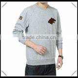 Long Sleeve Mens Emboridery Fleece Tshirts 201321 thumbnail-1