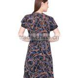 Valentine Women"s Black Satin Nighty New thumbnail-3