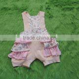 Stylish Infant Toddler Girls Sleeveless Cotton Smocked Baby Bulk Boutique Baby Girl Rompers thumbnail-3