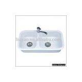 Double Ceramic Kitchen Sink(LY-002) thumbnail-1