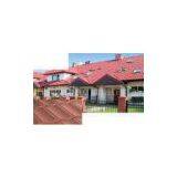 Spanish / Wave Zinc Coating Stone Coated Metal Roofing Tile for Resort Decoration thumbnail-1