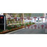 Security Digital Barrier Gate System with Traffic Indicator and Car Painting for Museum