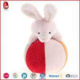 Colorful Undressed Ball With Rabbit