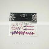 2017 Halloween Decorations Skull Face Sticker Wholesale ECO-friendly Waterproof Temporary Tattoos Sticker for Sale MFJ-0079 thumbnail-5