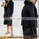 2017 Parka Women Clothing Faux Shearling Jackets Faux Fur Jackets Zip Fastening Coats Jin Ying Apparel Custom Clothing thumbnail-1