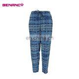 Latest Custom Design Women Floral Printed Casual Chinos Pants Twill Pants thumbnail-1