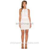 Oem New Fashion Short White High Neck Xxx Ladies Beach Dress thumbnail-1