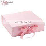 China Customized Recycled Folding Paper Box Packaging, Foldable Rigid Magnetic Closure Cardboard Gift Boxes With Lid