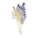 New Hot-Sale Beautiful Rhinestone High quality butterfly brooch lapel pins