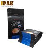 Food Grade Kraft Paper Flat Bottom Stand up Coffee Bag With Valve thumbnail-2