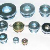 NPT,BSP Thread 1 Inch Steel Zinc Plated Hydraulic Pipe Plug,Metric Thread Available thumbnail-2