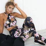 Custom Design Sublimation Printed Yoga Set Fashion Women Ladies Fitness Sport Gym Wear Bra And Pants Leggings Sets thumbnail-4