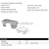 Stainless Steel Slot Tube Fittings With Mirror Finish 304 Box End Cap thumbnail-6