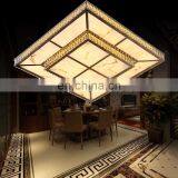 Personality Led Lamp Crystal Ceiling Lamp Square Stainless Steel Wire Cutting Led Crystal Lamp Creative Lighting thumbnail-5
