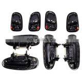 Door Handle Black Outside Black Inside Kit Set 8 For Toyota Corolla 6920512130 thumbnail-4