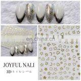 JOYFUL 317-318 Moon And Star Nail Stickers Gilding Nail Decals Japanese Strap Glue Nail Stickers thumbnail-2