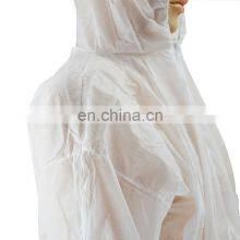Cheap Waterproof Anti-Bacterial Non Woven Disposable PP Coverall With Hoods thumbnail-4