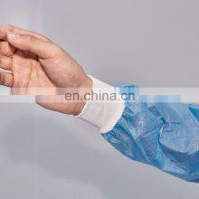 AAMI Level 2 PE Coating Surgical Gown Dental Medical Disposable Non-woven Isolation Gown thumbnail-3