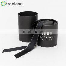 Custom Round Black Paper Cardboard Tube Luxury Gift Box For Packaging thumbnail-4