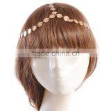 C58764S Bohemian Women Metal Head Chain Headband Piece Hair Band Fashion Jewelry Accessories thumbnail-1