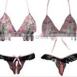 C67743A Women's Sexy Lingerie Bra Set Sexy Transparent Underwear thumbnail-3