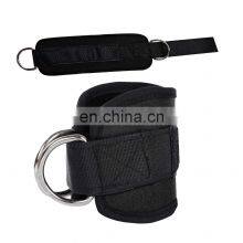 Wholesale Custom Ankle Strap Pink Weight Lifting Gym Ankle Straps For Cable Machines thumbnail-3