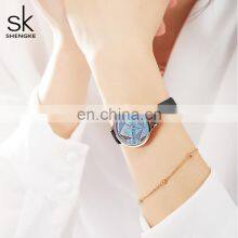 SHENGKE Young Female Watch Simpliest Design Dial WatchesThree Pins Quartz Watch For Women K0117L thumbnail-4