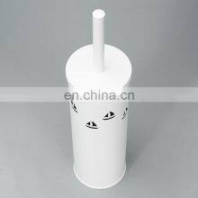 Toilet Brush With Stainless Steel Long Handle, Toilet Bowl Brush for Bathroom thumbnail-3