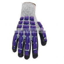High Anti Impact Gloves Full-Finger Hand Back TPR Oil Resistant Cut Gloves thumbnail-3
