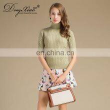 Женский свитер в препи-стиле с воротником thumbnail-5