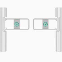 Full Automatic Single Moter Pole Swing Turnstile Gate With 180 Degrees for Supermarket thumbnail-3